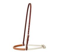 Weaver Leather Leather Covered Double Rope Noseband Russet, Medium