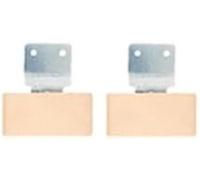 Weaver Leather Leather Covered Vertical Blevins Buckle, Aluminum/Stainless Steel, 2-1/2"