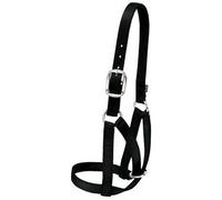 Weaver Leather Livestock Cow Barn Halter, Black, Medium (35-8004-BK)