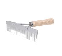 Weaver Leather Livestock Fluffer Comb with Wood Handle & Stainless Steel Replacement Blade