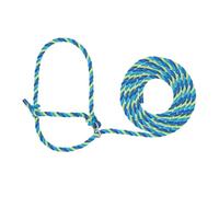 Weaver Leather Livestock Kirk Stierwalt Breaking Halter, Blue/Hurricane Blue/Lime Zest