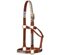 Weaver Leather Non-Adjustable Patterned Nylon Horse Halter, Trekking West, Medium