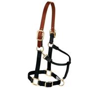 Weaver Leather Nylon Adjustable Breakaway Horse Halter, Large, Black