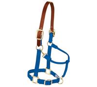 Weaver Leather Nylon Adjustable Breakaway Horse Halter, Large, Blue