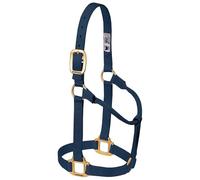 Weaver Leather Nylon Adjustable Breakaway Horse Halter, Small, Navy