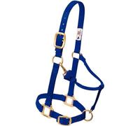 Weaver Leather Original Adjustable Nylon Horse Halter, Large Horse, Navy