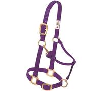 Weaver Leather Original Adjustable Nylon Horse Halter, Purple, Arabian/Cob