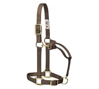 Weaver Leather Original Adjustable Nylon Horse Halter, Small Horse, Brown