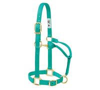 Weaver Leather Original Adjustable Nylon Horse Halter, Small Horse, Emerald Green