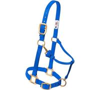 Weaver Leather Original Adjustable Nylon Horse Halter, Yearling, Blue