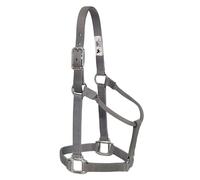 Weaver Leather Original Non-Adjustable Halter, 1" Average Horse, Graphite