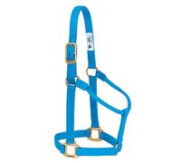 Weaver Leather Original Non Adjustable Halter (Hurricane Blue, Avarage Horse/Yearling Draft)