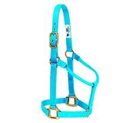 Weaver Leather Original Non-Adjustable Nylon Horse Halter, Large, Hurricane Blue