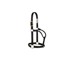 Weaver Leather Original Non-Adjustable Nylon Horse Halter, Small, Black