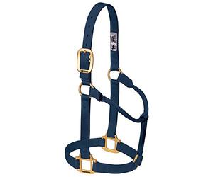 Weaver Leather Original Non-Adjustable Nylon Horse Halter, Small, Navy