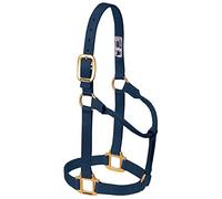 Weaver Leather Original Non-Adjustable Nylon Horse Halter, Weanling/Pony, Navy