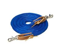 Weaver Leather Poly Roper Rein, Blue, 35-2026-S4, 5/8" x 8'