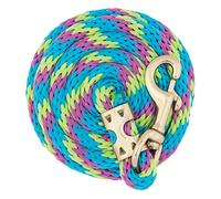 Weaver Leather Poly Value Lead Rope, 5/8" x 8', Lime Zest/Hurricane Blue/Purple Jazz
