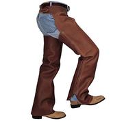 Weaver Leather Shotgun Grain Work Chaps Brown