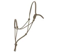 Weaver Leather Silvertip No. 95 Rope Halter, Large, Black/Tan