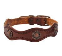 Weaver Leather Sundance Dog Collar, 3/4 x 17-Inch, Brown