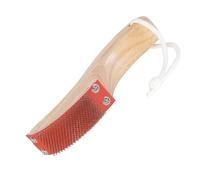 Weaver Leather Supply Hand Leather Rougher with Wood Handle, 8”, Rougher Gear with Replaceable Pad, Leatherworking Tools for Adhesive Bonding Projects