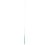 Weaver Leather Tennis Grip Pig Whip, Black with Blue Handle