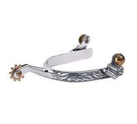 Weaver Leather Women's Roping Spur with Engraved Band, 1.75