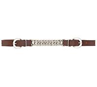 Weaver Leather Working Tack Single Link Chain Curb Strap Golden chestnut, 4-1/2"