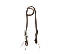 Weaver Leather Working Tack Sliding Ear Headstall, Scalloped Hardware