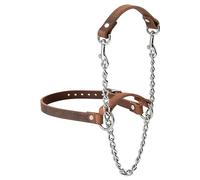 Weaver Livestock Leather Total Control Goat Halter, Water Buffalo