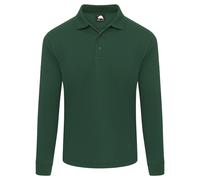 Weaver Long Sleeved Poloshirt - Bottle - L