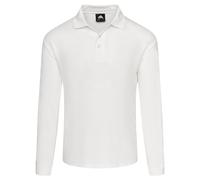 Orn Clothing 1170 Weaver Premium Long Sleeve Poloshirt White XS Colour XS