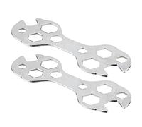 WEAVERBIRD Multipurpose Bike Repair Tool Kit, 10 in 1 Wrench Tool, Galvanized Steel Spanner, Simple Type Mini Wrench Tools
