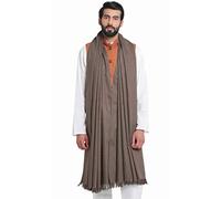Weavers Villa Men's Ms-777-darkgrey Shawl, Dark Grey, Large