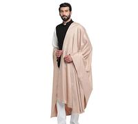 Weavers Villa Men's Plain Woollen Dhariwal Beige Lohi/Shawl-MS-666, Beige, Large