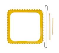 Weaving Loom And Hook Set - 18 Teeth Weaving Loom | Pot Holder Frame Kit | Hand Weaving Crochet Tool Kit | Handmade Arts And Crafts For Adult Children