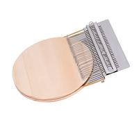 Weaving Loom, Darning Loom Speedweve Type Weave Tool Stainless Steel Hooks Pine Wood Disc Small Weaving Loom Kit Quickly Mending Clothing Holes Mini Loom for DIY Art Socks Clothes(28 Hooks)