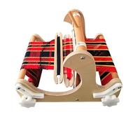 Weaving Loom - Desktop Wooden Weaving Frame for DIY Hand-Woven Knitting, Includes Rigid Healds and Shuttles, Ideal for Beginners and Craft Artists