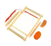 Weaving Loom for Beginner Wooden Tapestry Weaving Loom Kit Looms Hand-Knitted Machine DIY Woven Set Sewing Home Waving Accessories Handmade Hook
