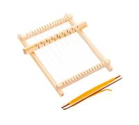 Weaving Loom for Beginner Wooden Weaving Loom Starter Kit Hand-Woven DIY Woven Set Household Tapestry Scarf Multifunctional Sewing Machine