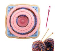 Weaving Loom Kit for Flowers | Beginner Weaving Loom Kit for Flowers - Square Flower Weaving Looms, User Friendly Craft Kit for Handicraftsman, Craft Lovers