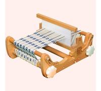 Weaving Loom Kit for Hand-Knitting, DIY Tabletop Tapestry with 4 Rigid Heddles, Adjustable Density, Max Width 20CM, Creative Art for Handmade Knitting