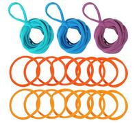Weaving Loom Loops 384pcs Multi-Color Loom Loops Refill for DIY Craft Projects for Weaving Coasters, Bracelets, Bags and Tapestri