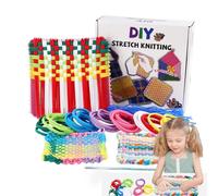 Weaving Sheets | Craft with 8 Rainbow Colors, Thin Interactive Motor Toys in 3+ Years Old | Rainbow Creative Development Vibrant Colors for Kids