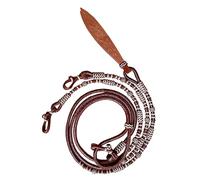 WeavingCraft New Chestnut/Burgundy/Maroon Raw Hide Hand Made Rope with Matching Knots Raw Hide Leather Horse Tack Hand-Braided Romal Romel Reins Ranch Rope/Rope Reins