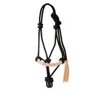 WeavingCraft Nylon Rope Horse Stable Tack Nose Band Braided Without Snap Horse Lead Rope Halter (Without Lead, G)