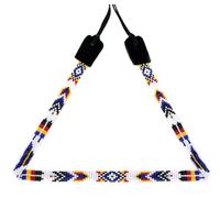 Weavish Beaded Hatband Native American Style Southwestern Cow Rode Handmade Head/Hat Band Collection (Pattern 5)