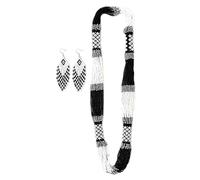 Weavish Layered - Boho Native American Style Layered Beaded Necklace- Ukrainian beaded Necklace Native Handmade Seed Bead Necklace Tribal ethnic beaded Necklace for Women (Tuquoise), One Size, c/z