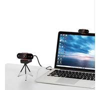 Web Cam USB Black High-Resolution No Picture Distortion | Live Broadcast Auto Focus Function, for Video Conferences, Virtual Classes, Live Broadcasts